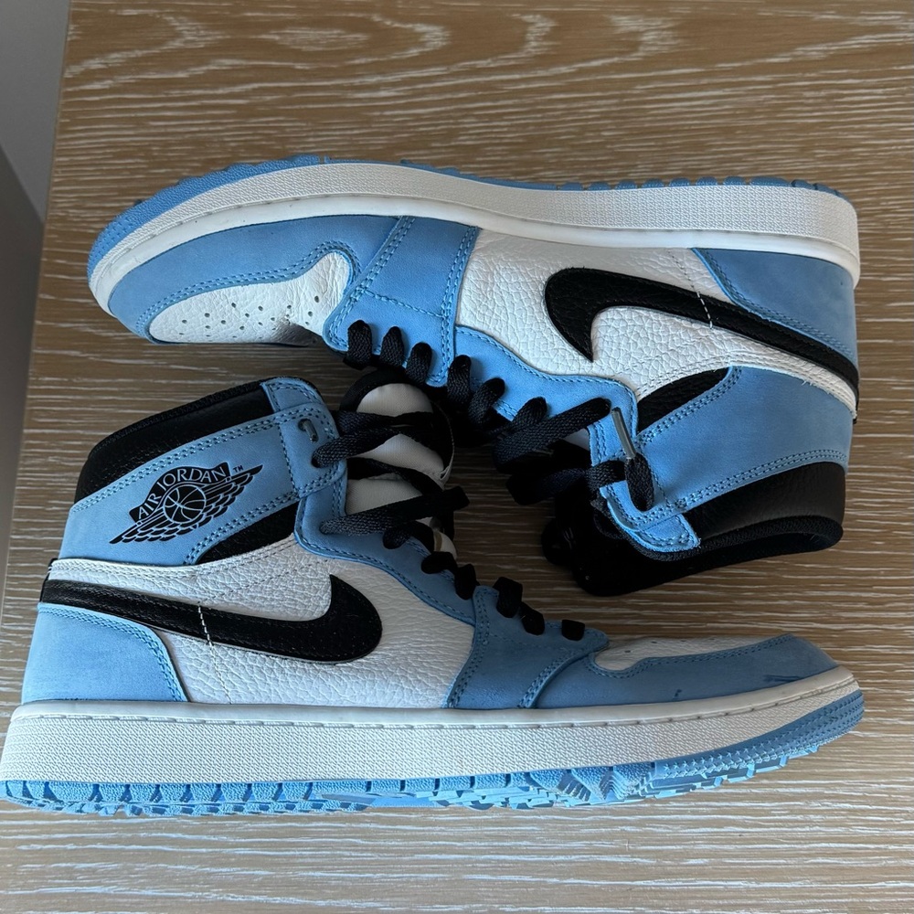 Air Jordan 1 Golf High Top in University Blue- 10.5